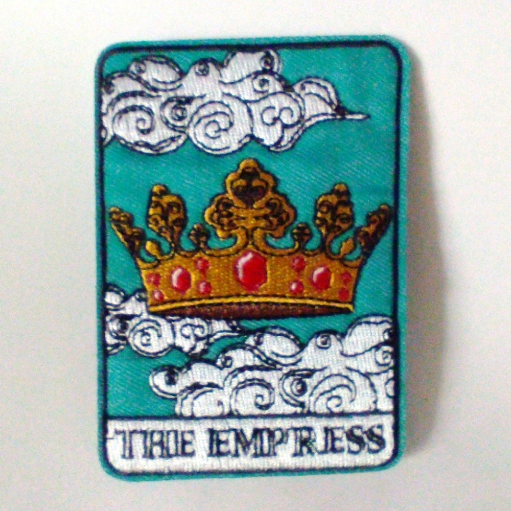 🧁 3/$30 The Empress Tarot-Inspired Embroidered Patch NEW